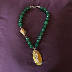 Natural stones necklace